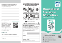 The Working Together Occupational Therapy Service Leaflet